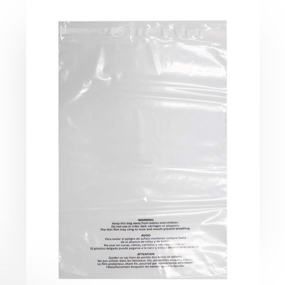 Clear Poly Bags 18x24 - Picture 1 of 6